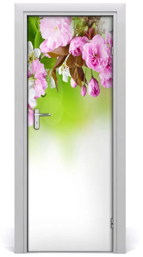 Fototapeta samolepiace jarné kvety 75x205 cm