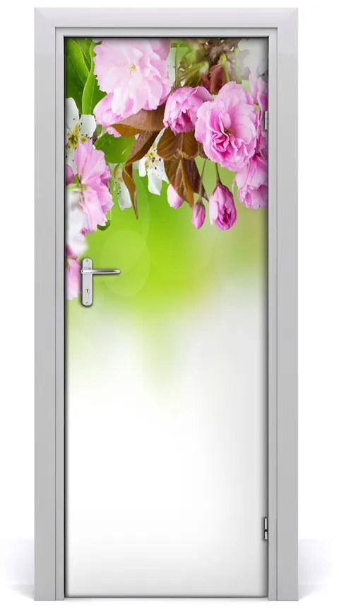 Fototapeta samolepiace jarné kvety 85x205 cm