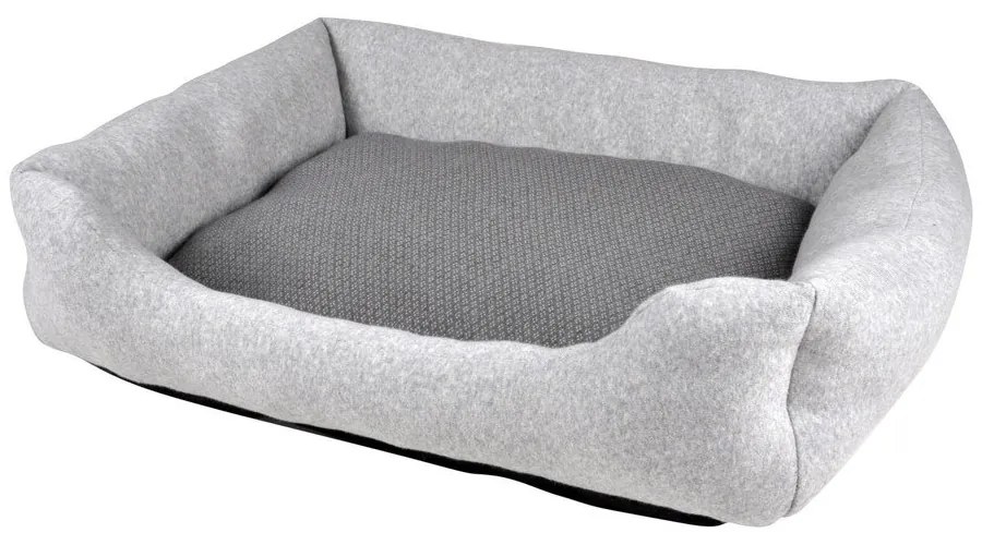 Svetlosivý pelech pre psa 60x48 cm Graphene – Love Story