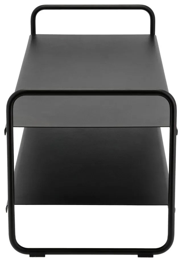 Čierny oceľový stojan na topánky 33x33x80 cm A-Shoe – Zone