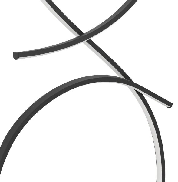 Eglo 901271 - LED Stojacia lampa SERPINS LED/20W/230V 3000K čierna