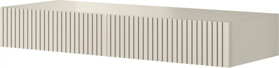 Závesný toaletný stolík Nicole 100 cm so zásuvkami - kašmírový mat