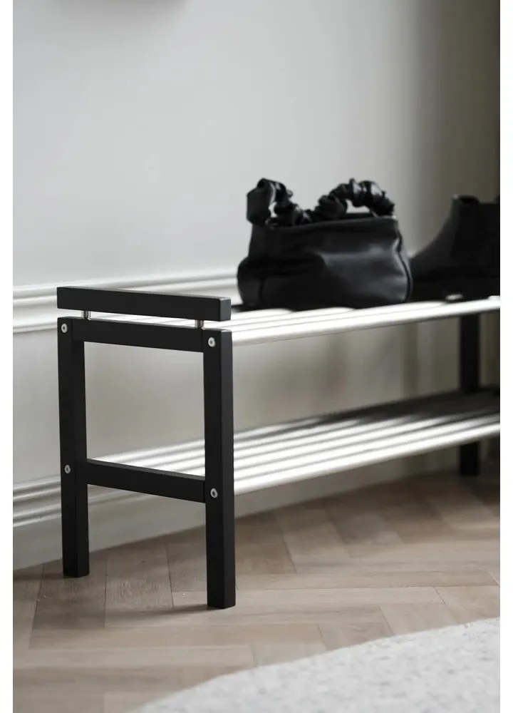 Skrinka na topánky z dubového dreva v prírodnej farbe Confetti – Rowico