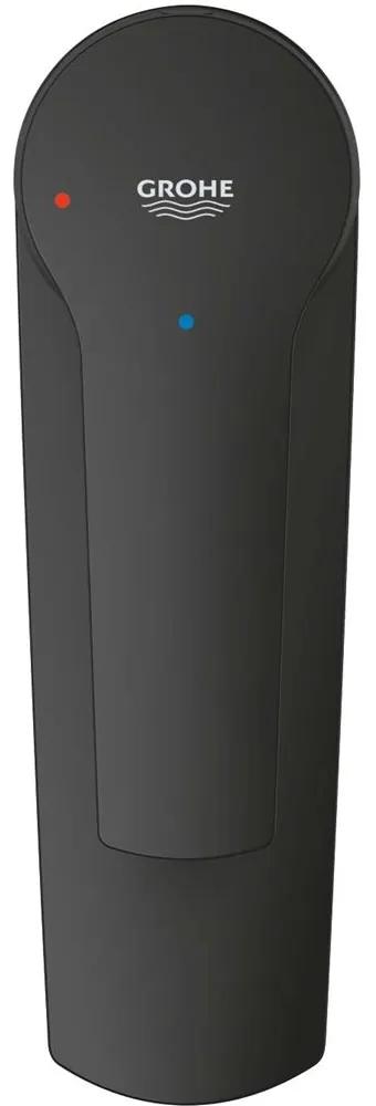 GROHE Start páková umývadlová batéria ES s odtokovou súpravou Push-Open, výška výtoku 95 mm, matná čierna, 235512432