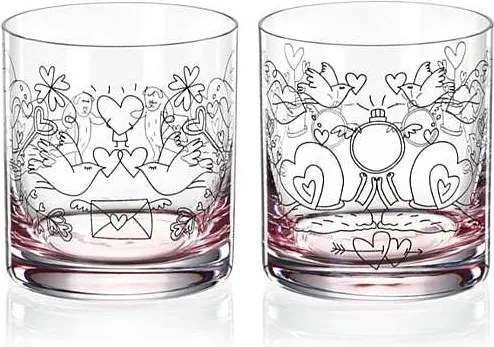 Crystalex Couples in Love 280ml 2 ks