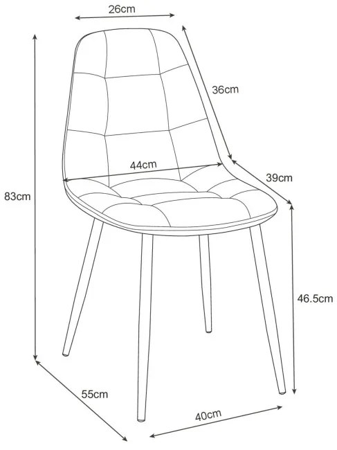 Jedálenská stolička SJ.1 fľaškovo zelená