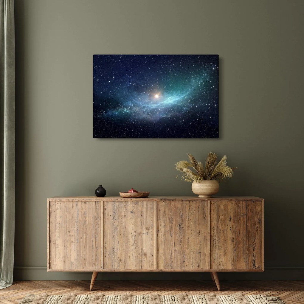 Obraz - Hviezdy a hmlovina (90x60 cm)