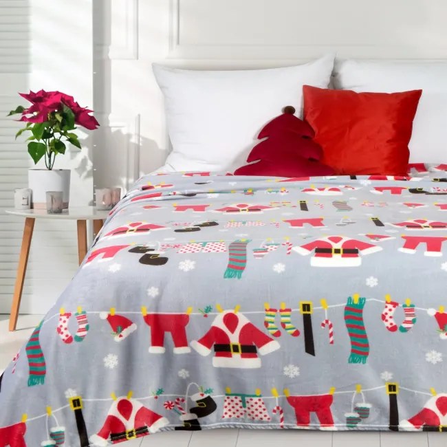 Deka 13 strieborná / červená