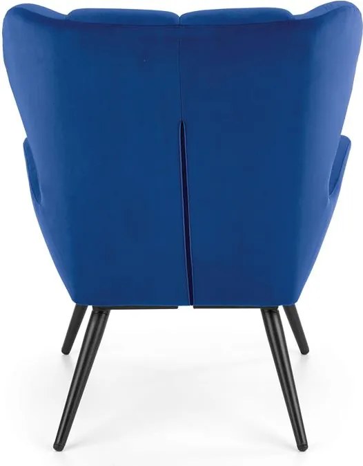 Relaxačné kreslo Tawanna (tmavomodrá). Vlastná spoľahlivá doprava až k Vám domov. 1039531