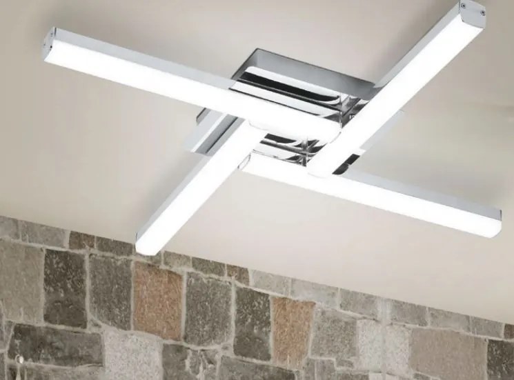 Rabalux 5896 ANTONIA stropné svietidlo LED 24W=2200lm 4000K IP44 chrómová
