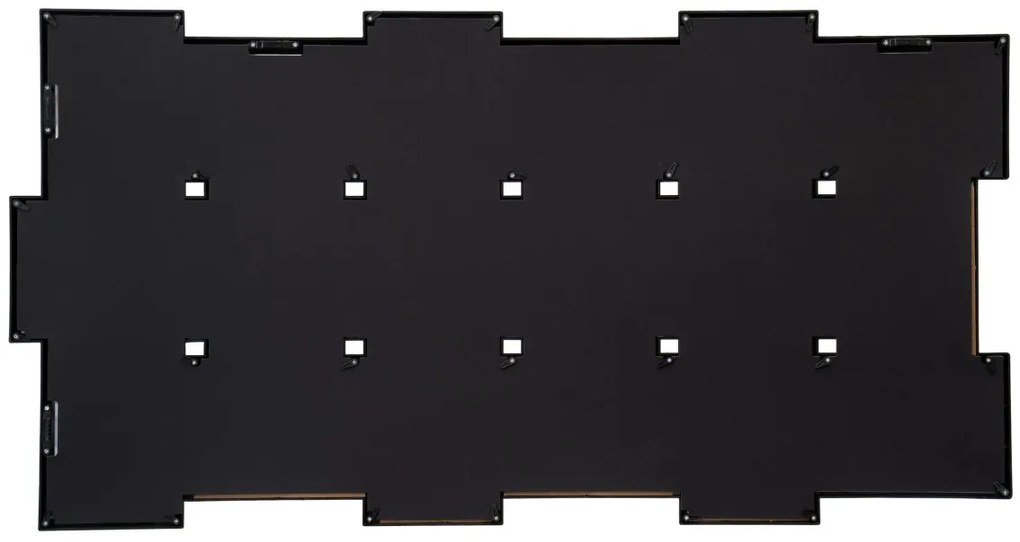 Fotorámik MOKRÁ 87x45 cm 18 fotografií čierny