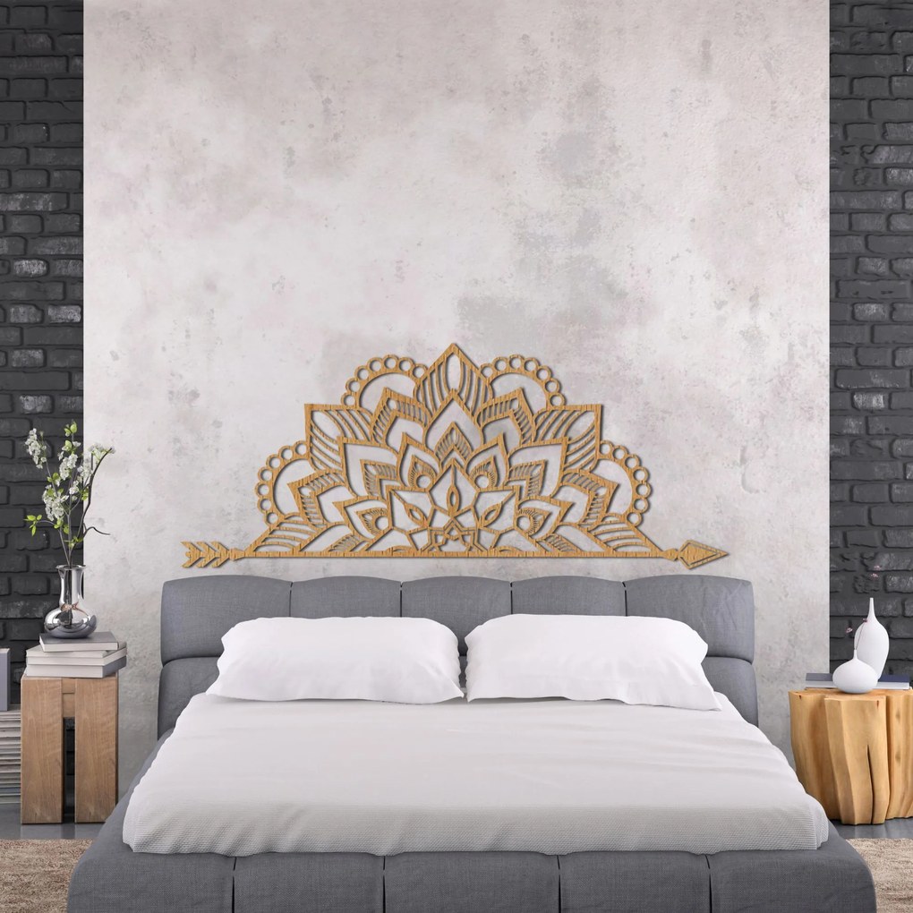SENTOP | Mandala na stenu -  Moderná drevená dekorácia v boho štýle | SENTOP HDF0492