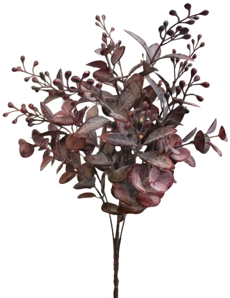 Bordový zápich s bobuľkami 38cm