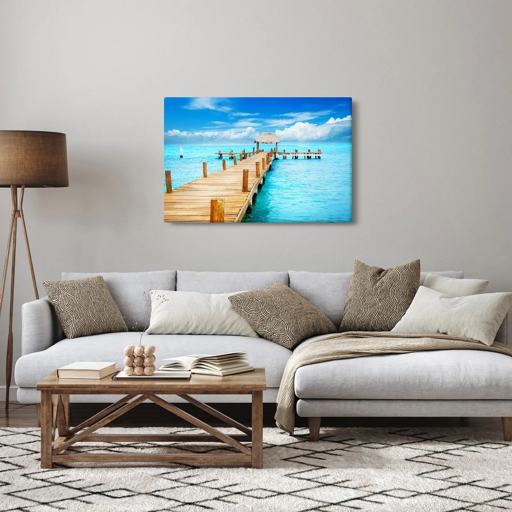 Obraz - Mólo (90x60 cm)