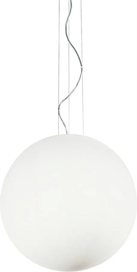 Ideal Lux - Závesný luster na lankách MAPA 1xE27/42W/230V pr. 50 cm biela