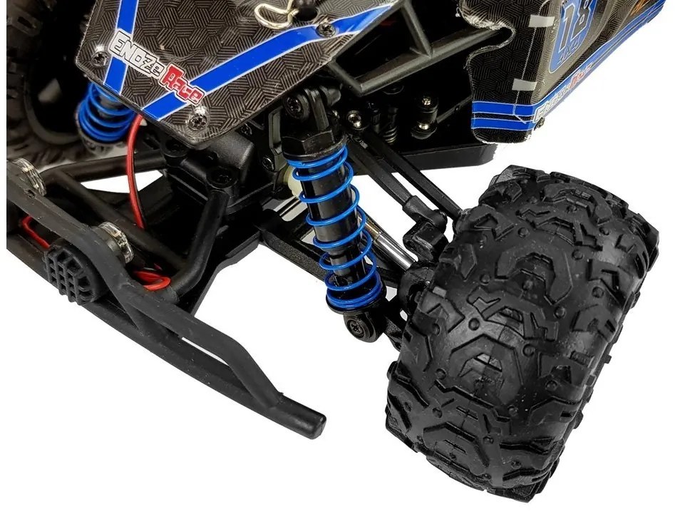 LEAN TOYS Terénna bugina ENOZE 9303E na diaľkové ovládanie 2,4GHz  45km/h 1:18 modrá  RTR