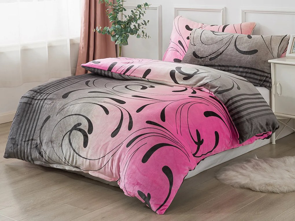 XPOSE® Predĺžené mikroplyšové obliečky NAOMI Exclusive - lila