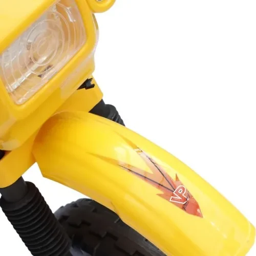 Elektrická motorka pre deti žltá-