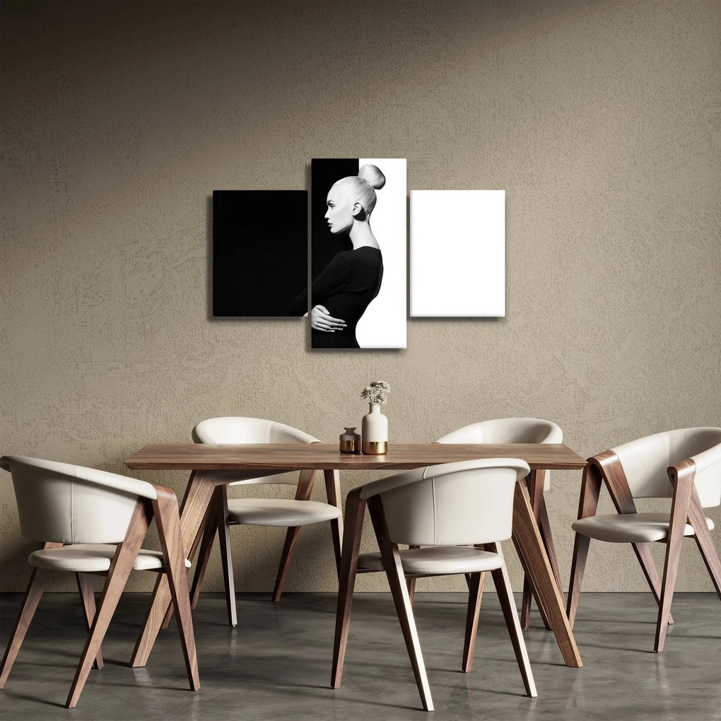 Obrázok - Žena á la jin a jang (90x60 cm)