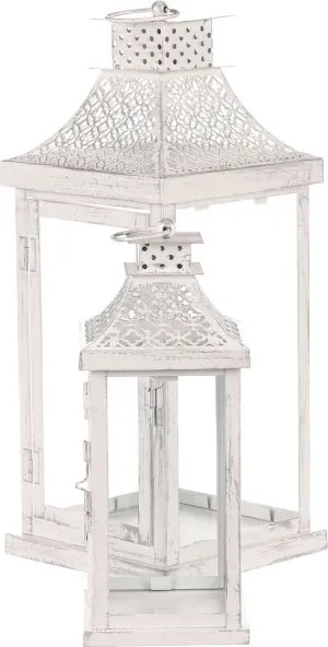 Set dvoch lampášov biely LUC305 (2 ks)