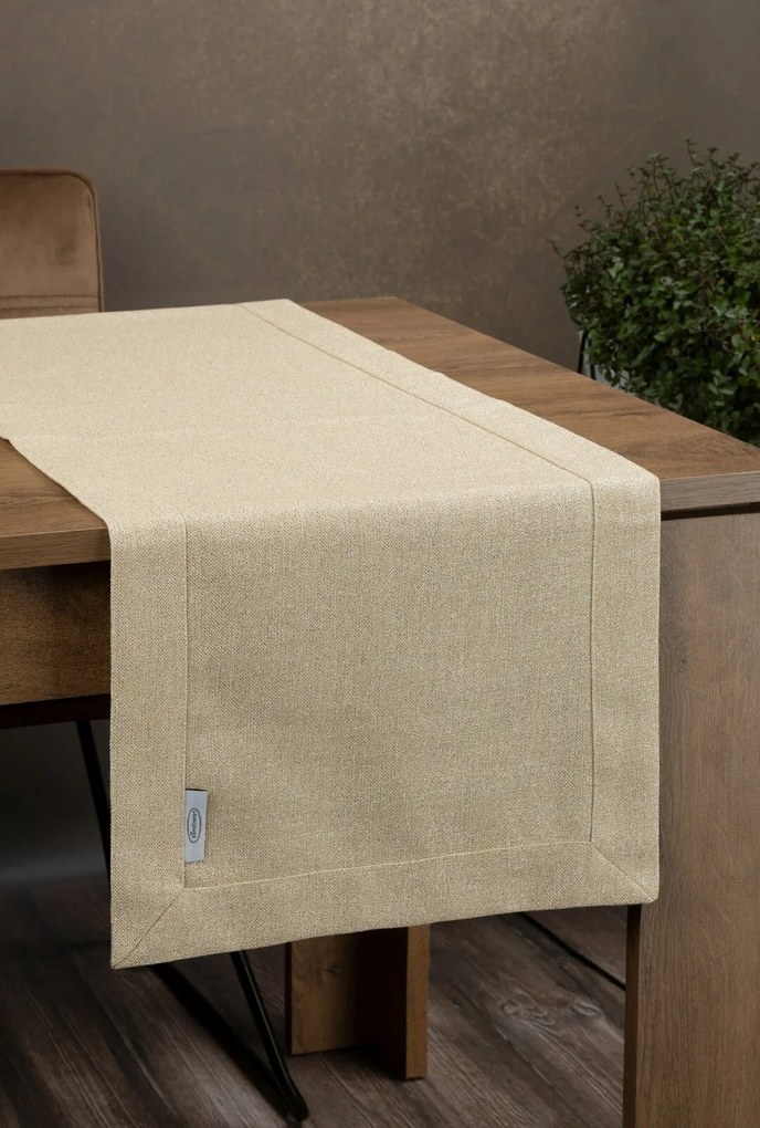 BEHÚŇ NA STÔL BIANCA1 40X180 CM ZLATÝ