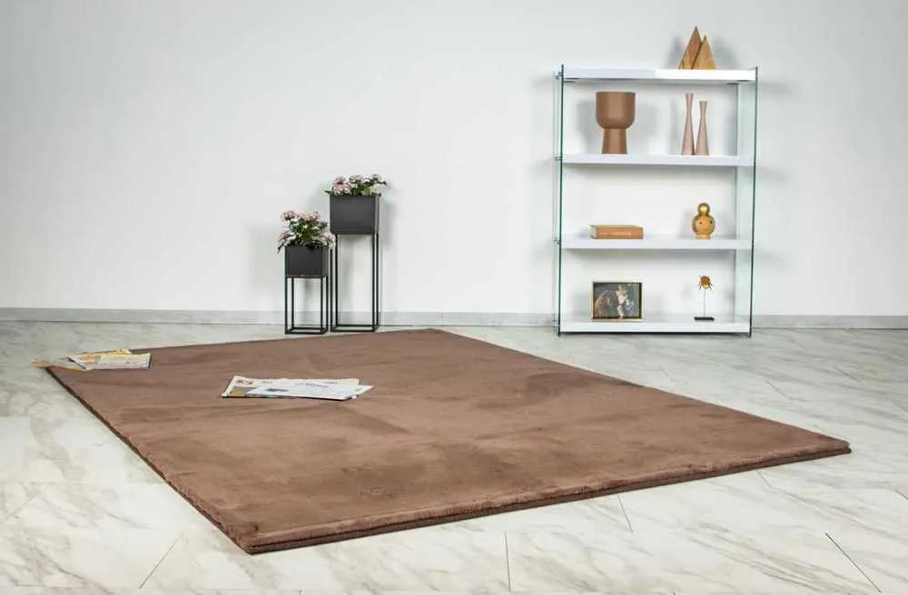 Lalee Kusový koberec Emotion 500 Brown Rozmer koberca: 160 x 230 cm