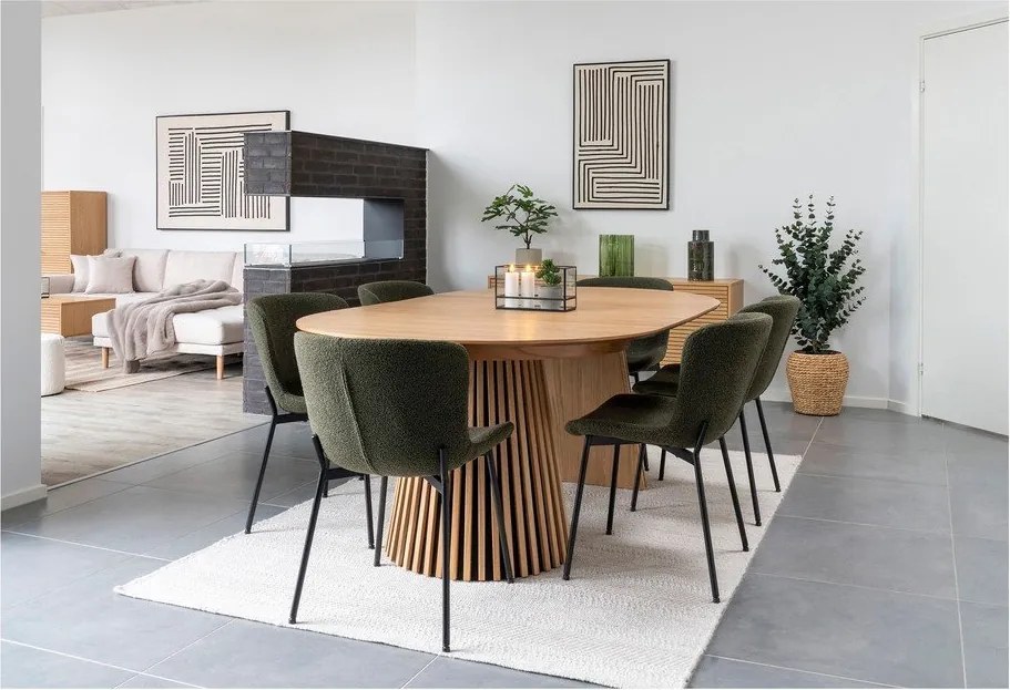 Zelená sklenená váza (výška 26,5 cm) – House Nordic