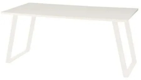 Kancelársky stôl Shape, 160 x 80 x 75 cm, rovné vyhotovenie, biela