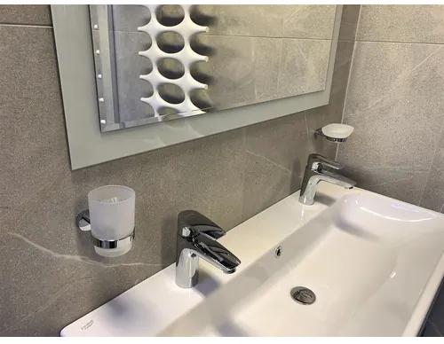 Zrkadlo do kúpeľne AKZENT WHITE 88x55 cm 411-118