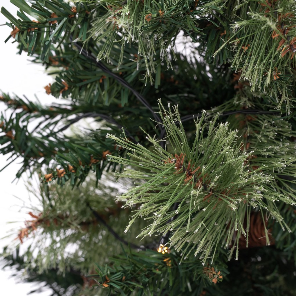 Tutumi Tutumi, LED umelý vianočný stromček smrek 100cm 311425, svetlá LED farba, CHR-06522
