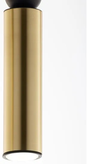 Jupiter 2012 - Luster na lanku ALAS 5xGU10/10W/230V čierna/zlatá