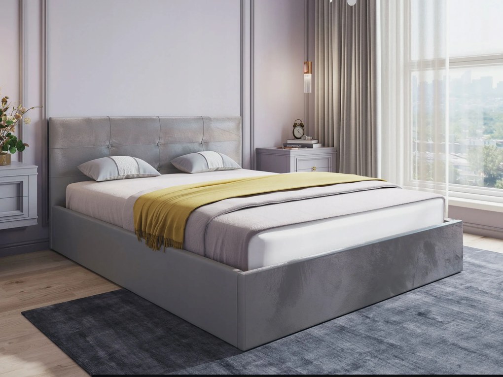 PROXIMA.store - Manželská čalúnená posteľ DORIS ROZMER: Pre matrac 180 x 200 cm