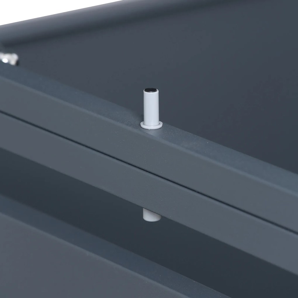 Prístrešok na popolnicu 240 l, 1160 x 695 x 800 mm, dekor dreva