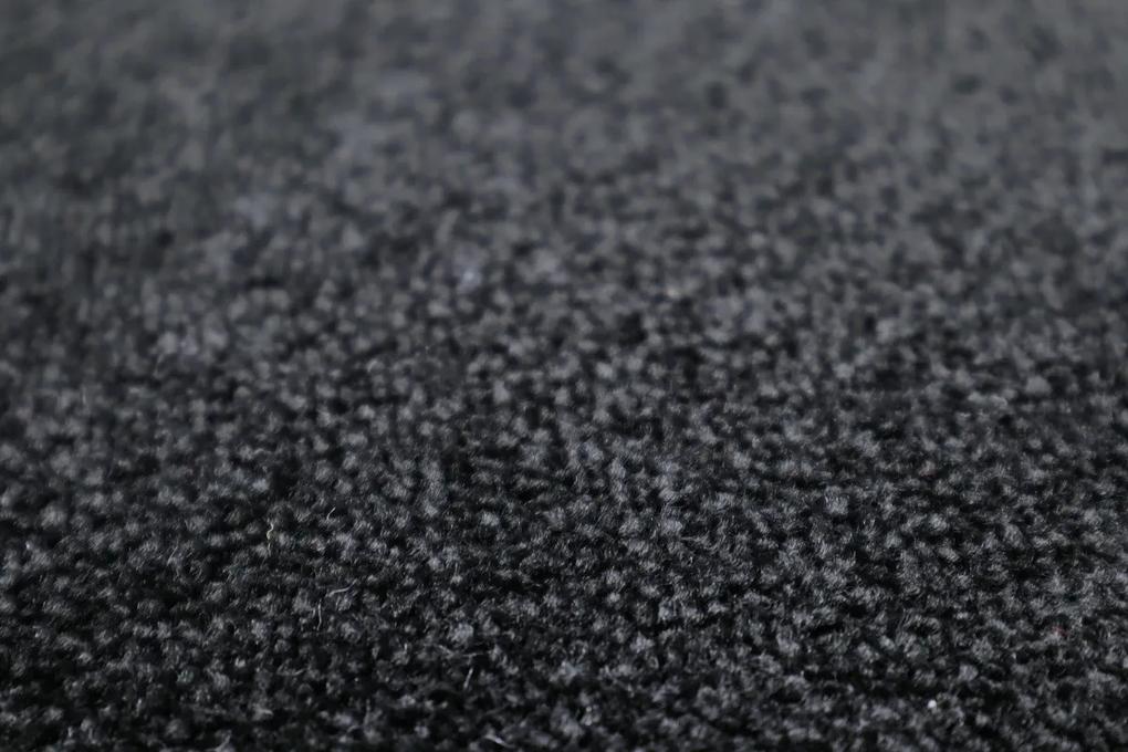 Lano - koberce a trávy Kusový koberec Nano Smart 800 čierny - 400x500 cm