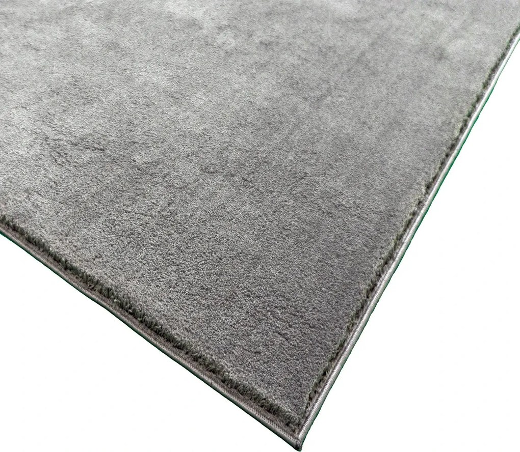 BE Koberec Oslo OSLO 7000 GREY – sivý obdĺžnikový Rozmer: 160x230 cm