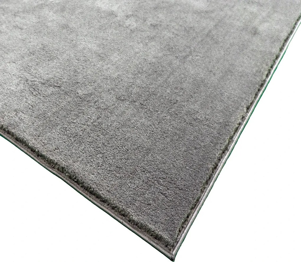 BE Koberec Oslo OSLO 7000 GREY – sivý obdĺžnikový Rozmer: 200x290 cm