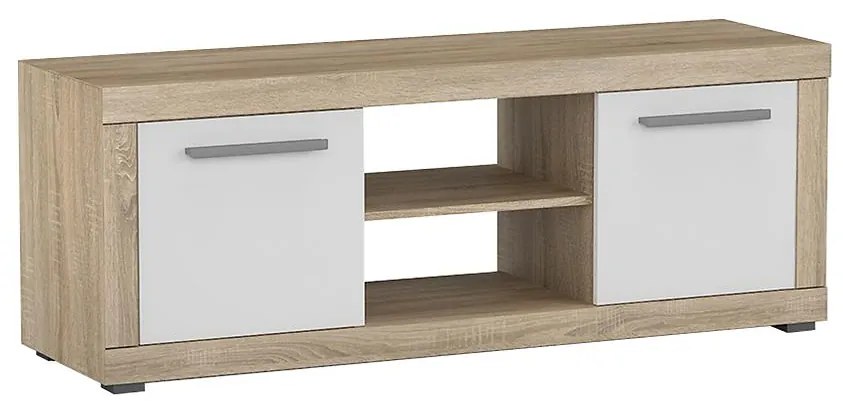 TV stolík Verona D.Sonoma+Biely
