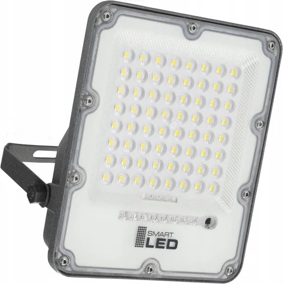 LED stmievateľný solárny reflektor LED/100W/3,2V 5000K 10500 mAh IP65 čierny + diaľkové ovládanie
