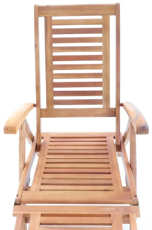 Záhradné ležadlo Arian, prírodné drevo
