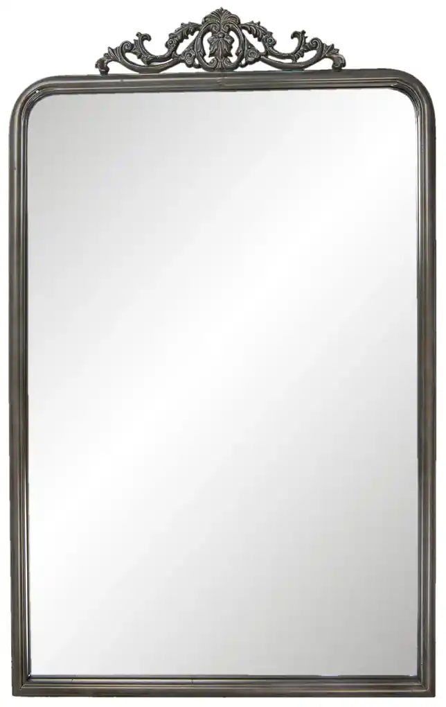 Nástenné zrkadlo v kovovom zdobenom ráme Victorine - 68 * 4 * 109 cm | BIANO