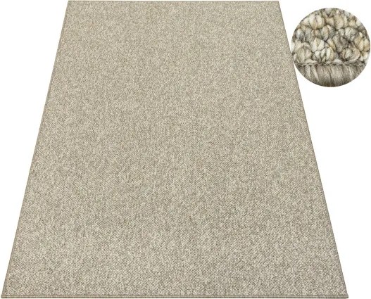 Metrážny koberec LEWIS 1217 béžový / krémový / sivý