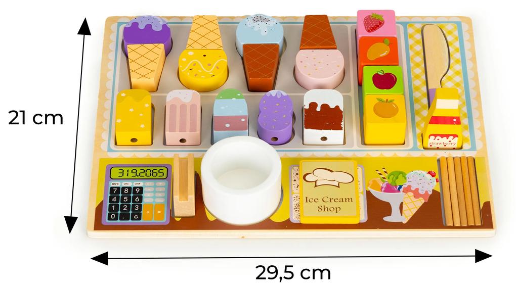 Drevená doska na výrobu zmrzliny pre deti ECOTOYS