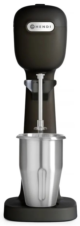 Matne čierny shaker na mliečne koktaily – Hendi