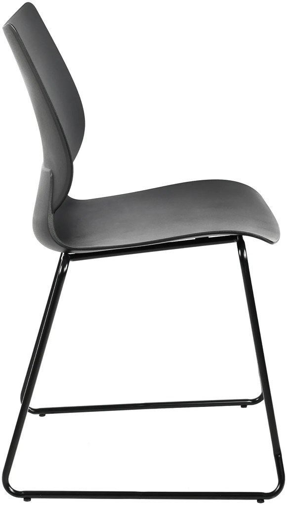 Sada 2 ks stoličiek Houma - čierna