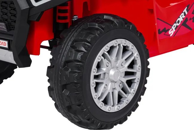 Elektrická štvorkolka Quad Sport TX 4 × 4 červená