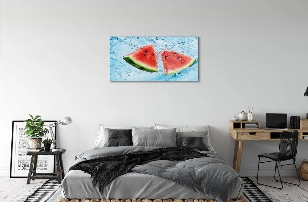 Obraz na skle melón voda 120x60 cm