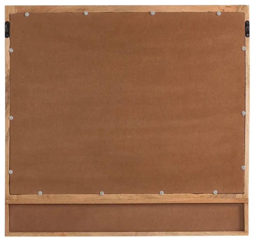 furniture-nabytek.cz - Masívne kúpeľňové zrkadlo Delhi z mangového dreva, lakované, hnedé – 80 cm
