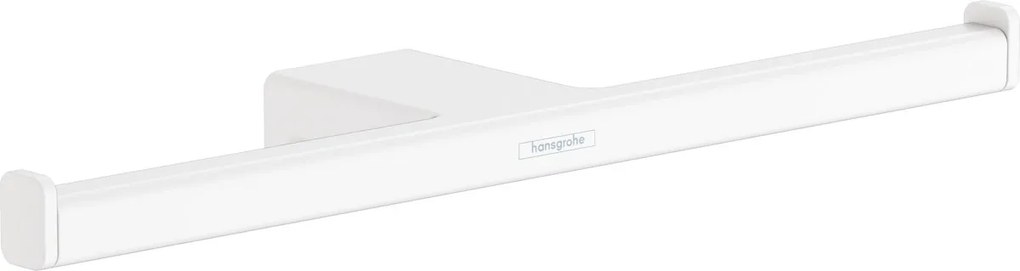 Hansgrohe AddStoris, držiak na toaletný papier dvojitý, biela matná, HAN-41748700