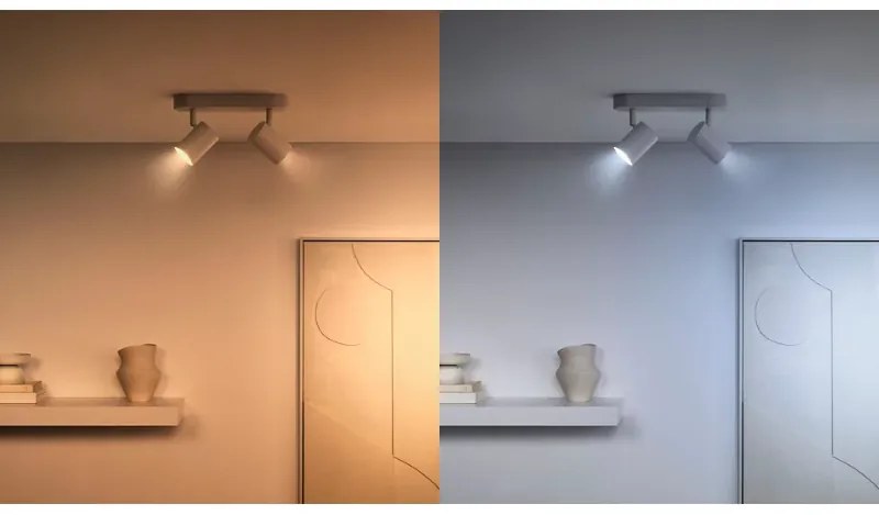 Philips Wiz Tunable white 8720169076709 LED žiarovka GU10 PAR16 4,7W/345lm 2700-6500K 2-set