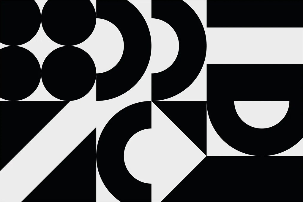 Obraz - Geometrická abstrakcia N⁰2 (90x60 cm)